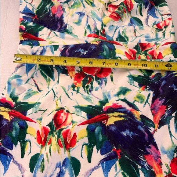 Fashion Nova Vibrant One-Shoulder Dress - Red, Blue, Green - Picture 10 of 13